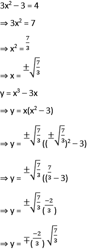 Find A Point On The Curve Y X 3 3x Where The Tangent Is Parallel To The Chord Joining 1 2 And 2 2 Sarthaks Econnect Largest Online Education Community