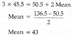 Find The Mean Of The Data Using An Empirical Formula When It Is Given That Mode Is 50 5 And Median In 45 5 Sarthaks Econnect Largest Online Education Community