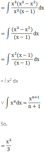 Bengali] Evaluate : int (e^(6log x)- e^(4logx))/(e^(3logx)- e^(log