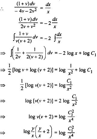 Solve The Differential Equations 3xy Y 2 Dx X 2 Xy Dy 0 Sarthaks Econnect Largest Online Education Community