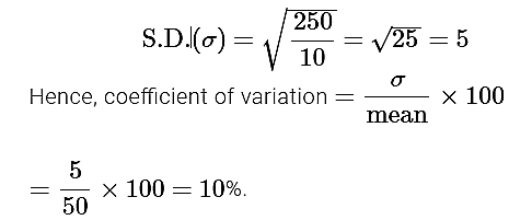 which is true for the sum of deviations from the mean