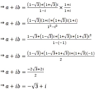 Express The Following Complex Numbers In The Standard Form A Ib 1 I 1 3i 1 I Sarthaks Econnect Largest Online Education Community