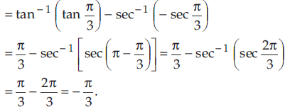 Find The Principal Value Of Tan 1 3 Sec 1 2 Sarthaks Econnect Largest Online Education Community