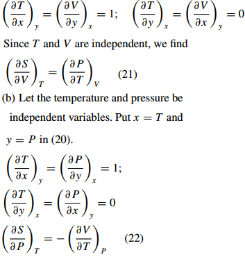 Obtain Maxwell S Thermodynamic Relations A S V T P T V Sarthaks Econnect Largest Online Education Community