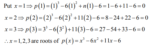 Verify whether the indicated numbers are zeroes of the polynomials ...