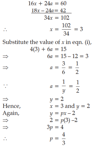 Solve The Following Pair Of Equations For X And Y 4x 6 Y 15 6x 8 Y 14 Sarthaks Econnect Largest Online Education Community