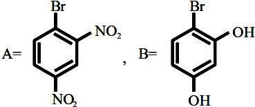 Identify A and B in reaction sequence