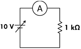 ohm's law experiment using breadboard