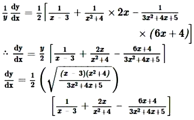 If Y X 3 X 2 4 3x 2 4x 5 Then Find Dy Dx Sarthaks Econnect Largest Online Education Community