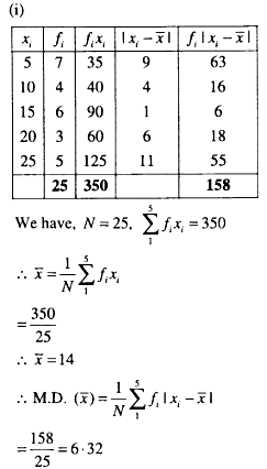 define standard deviation class 11