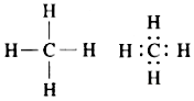 Draw an electron dot structure of the following molecules. i. Methane ...