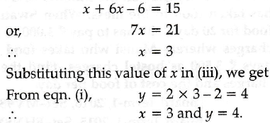 Solve The Following System Of Linear Equations By Substitution Method 2x Y 2 X 3y 15 Sarthaks Econnect Largest Online Education Community