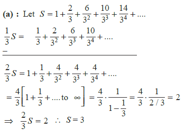 The Sum To Infinity Of The Series 1 2 3 6 3 2 10 3 3 14 3 4 Is Sarthaks Econnect Largest Online Education Community