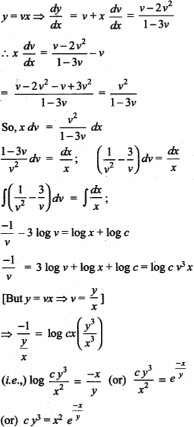 Solve Dy Dx Y X 2y X X 3y Sarthaks Econnect Largest Online Education Community