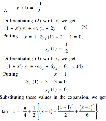 Expand Tan 1 X In Powers Of X 1 Up To The Term Containing Fourth Degree Sarthaks Econnect Largest Online Education Community