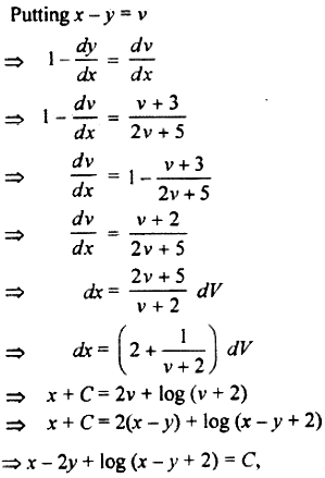 Solve The Differential Equations Dy Dx X Y 3 2x 2y 5 Sarthaks Econnect Largest Online Education Community