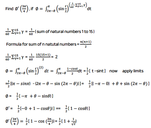 Formula for sum of n natutal numbers