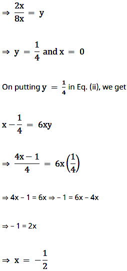 Solve The Following System Of Equations By Elimination Method X Y 2xy X Y 6xy Sarthaks Econnect Largest Online Education Community