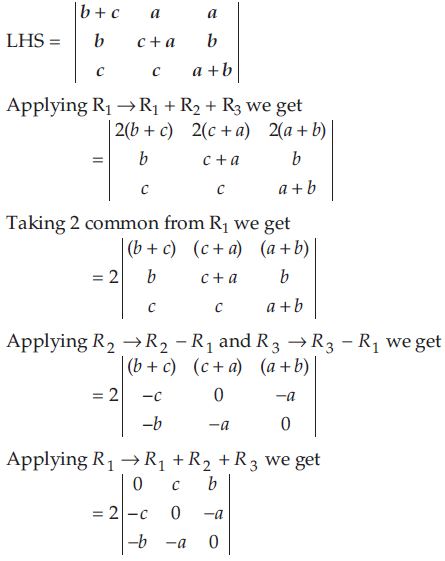 Using Properties Of Determinants Show That Bcaabcabccab4abc Sarthaks 0866