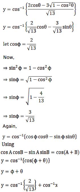 If Cos 1 2x 3 1 X 2 13 Find Dy Dx Sarthaks Econnect Largest Online Education Community