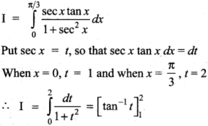 Evaluate Sec X Tan X 1 Sec 2 X Dx X 0 P 3 Sarthaks Econnect Largest Online Education Community