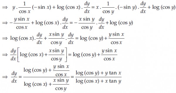 If Cos X Y Cosy X Find Dy Dx Sarthaks Econnect Largest Online Education Community
