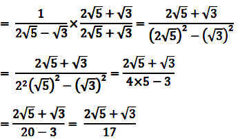 Express Each One Of The Following With Rational Denominator I 30 5 3 3 5 Ii 1 2 5 3 Sarthaks Econnect Largest Online Education Community