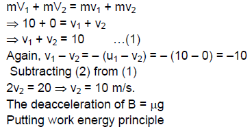 138.The blocks shown in figure have equal masses. The surface of A