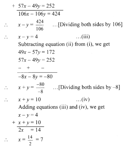 Solve The Following Simultaneous Equations I 5x 2y 3 X 5y 4 Sarthaks Econnect Largest Online Education Community