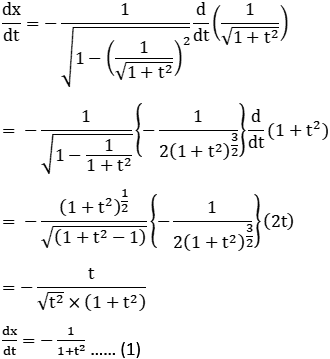 Find Dy Dx When X Cos 1 1 1 T 2 And Y Sin 1 1 1 T 2 T R Sarthaks Econnect Largest Online Education Community