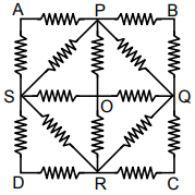 In Figure Point O Is Maintained Zero Volt And A B C And D Are Maintained At V Volt Sarthaks Econnect Largest Online Education Community