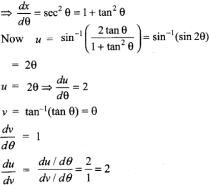 Find The Derivative Of Sin 1 2x 1 X 2 With Respect To Tan 1 X Sarthaks Econnect Largest Online Education Community