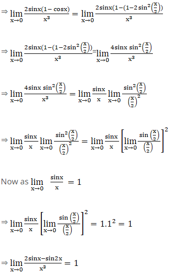 Evaluate Limx 0 2 Sinx Sin 2x X 3 Sarthaks Econnect Largest Online Education Community