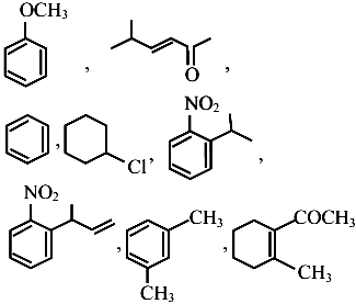 compounds show inductive mesomeric as well as hyperconjugation effects