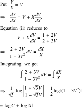 Solve Dy Dx X 2y 3 2x 3y 4 Sarthaks Econnect Largest Online Education Munity