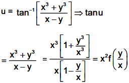 If U Tan 1 X 3 Y 3 X Y Prove That X U X Y U Y Sin 2u Sarthaks Econnect Largest Online Education Community