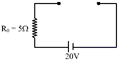 The circuit shown in the figure contains an inductor