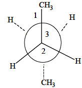 C2 is rotated anticlockwise 120°about C2- C3 bond. The resulting ...