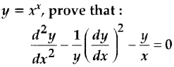 If Y X X Prove That D 2y Dx 2 1 Y Dy Dx 2 Y X 0 Sarthaks Econnect Largest Online Education Community