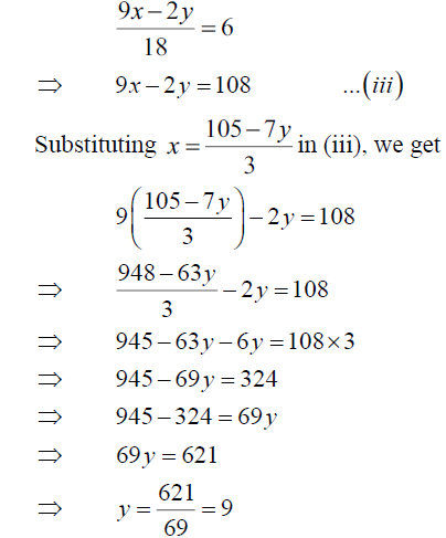 Solve The Following Systems Of Equations X 7 Y 3 5 X 2 Y 9 6 Sarthaks Econnect Largest Online Education Community