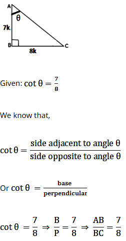 If cotθ = 7/8, evaluate (i) (1 + sinθ)(1 - sinθ)/(1 + cosθ)(1 - cosθ ...