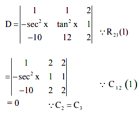 Tan 2x Sec 2x 1 Sec 2x Tan 2x 1 10 12 2 Sarthaks Econnect Largest Online Education Community