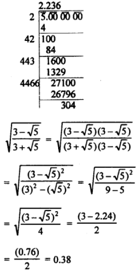 Find The Value Of 5 Correct To 2 Decimal Places Then Use It To Find The Square Root Of Sarthaks Econnect Largest Online Education Community