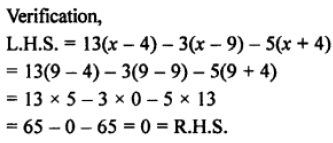 Solve 13 X 4 3 X 9 5 X 4 0 Sarthaks Econnect Largest Online Education Community