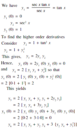 By Using Maclaurin S Theorem Expand Log Sec X Up To The Term Containing X 6 Sarthaks Econnect Largest Online Education Community