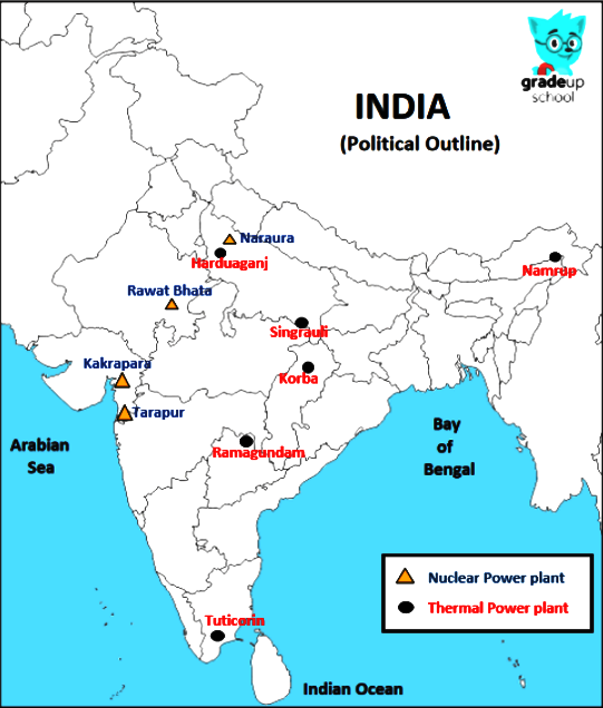 Singrauli In India Map On The Given Political Map Of India Locate And Label The Following With  Appropriate Symbols. A. Namrup Thermal Power Plant - Sarthaks Econnect |  Largest Online Education Community