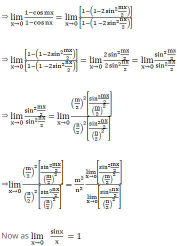 Evaluate Lim X 0 1 Cos Mx 1 Cos Nx Sarthaks Econnect Largest Online Education Community