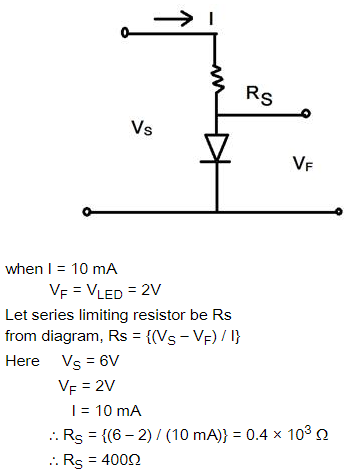 A light emitting diode has a voltage of across it when 10mA current is passed. Sarthaks eConnect | Online Education Community