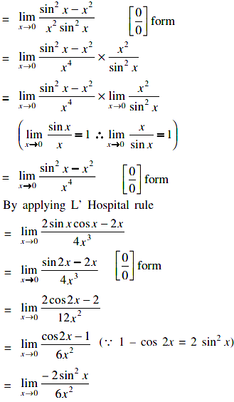 Evaluate Lim X 0 1 X 2 1 Sin 2x Sarthaks Econnect Largest Online Education Community