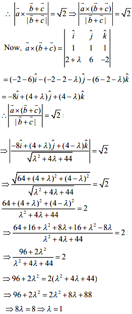 The Magnitude Of The Vector Product Of The Vector I J K With A Unit Vector Along The Sum Of Vectors 2i 4j 5k Sarthaks Econnect Largest Online Education Community